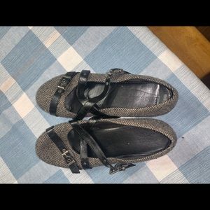 Size 9 flats with buckles